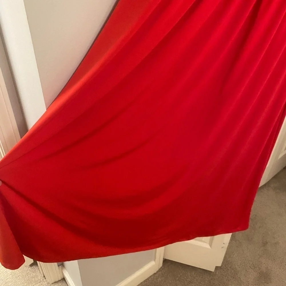 Karina Red Maxi Dress - Picture 8 of 16